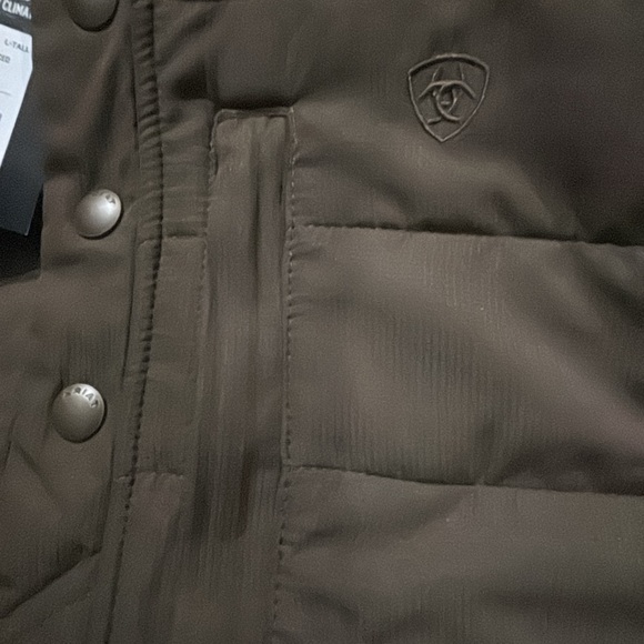 Ariat Men’s Caldwell Reinforced Snap Sweater in Brindlewood NWT This is a LTall! - Picture 6 of 12